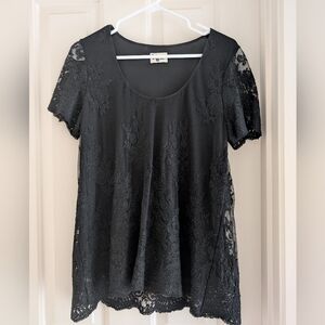 Black Lace Top